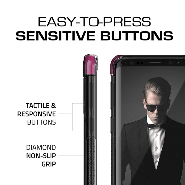 Ghostek Galaxy S9 Covert Klf (MIL-STD-810G)-Pink