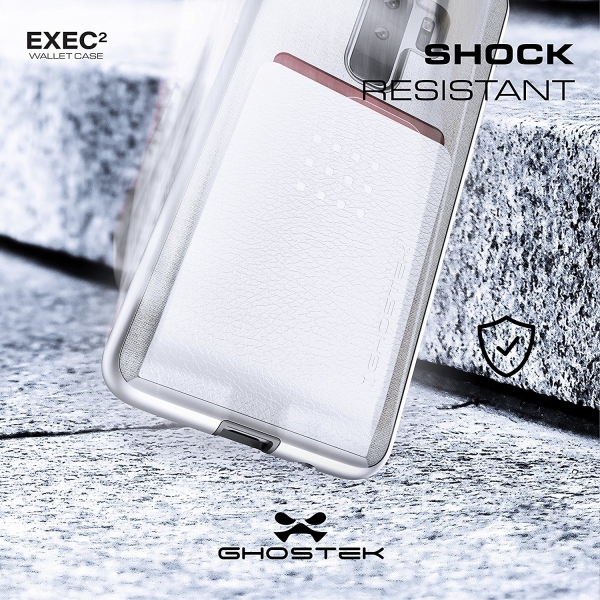 Ghostek Galaxy S9 Plus Exec Kartlkl Klf (MIL-STD-810G)-Silver