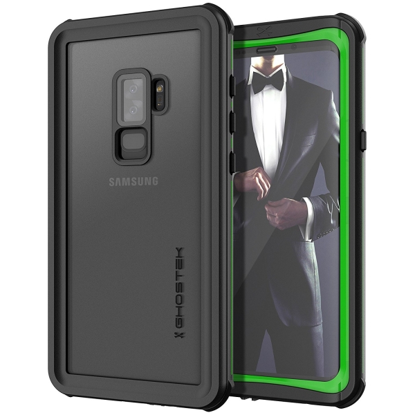 Ghostek Galaxy S9 Plus Nautical Su Geirmez Klf (MIL-STD-810G)-Green