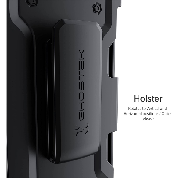  Ghostek Iron Armor Serisi iPhone 13 Pro Klf (MIL-STD-810G)-Black