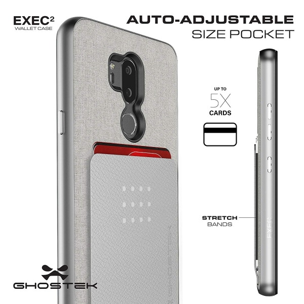 Ghostek LG G7 ThinQ EXEC Kartlkl Klf (MIL-STD-810G)-Brown