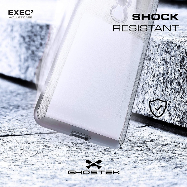 Ghostek LG G7 ThinQ EXEC Kartlkl Klf (MIL-STD-810G)-Pink