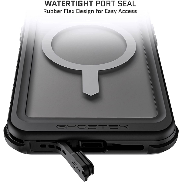 Ghostek Nautical Serisi iPhone 13 Su Geirmez Klf (MIL-STD-810G)-Clear