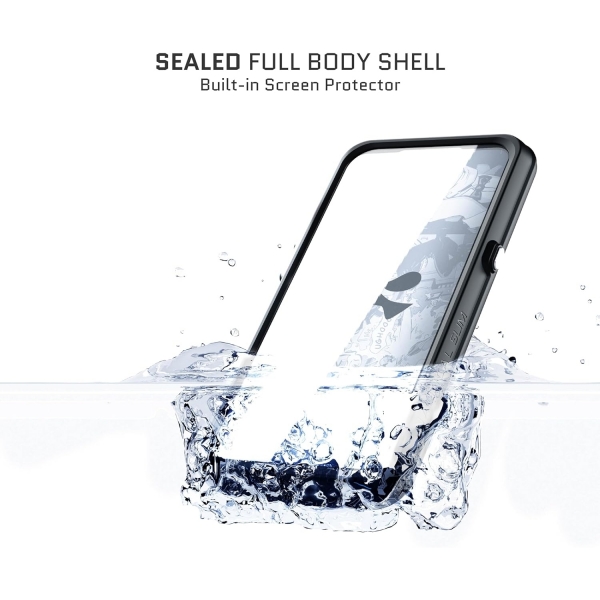 Ghostek Nautical Slim Serisi Apple iPhone 15 Pro Su Geirmez Klf (MIL-STD-810G)-Clear