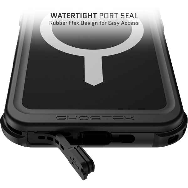 Ghostek Apple iPhone 16 Su Geirmez Slim Klf -Black