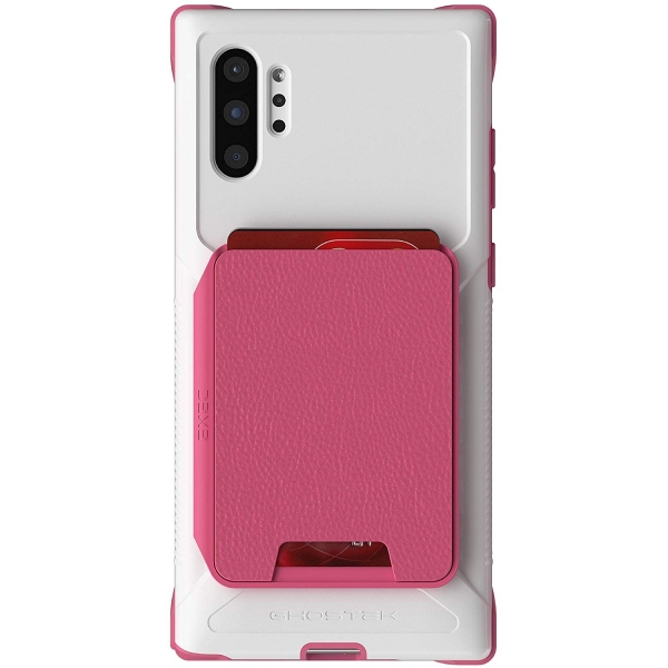 Ghostek Note 10 Plus Exec Manyetik Czdan Klf (MIL-STD-810G)-Pink