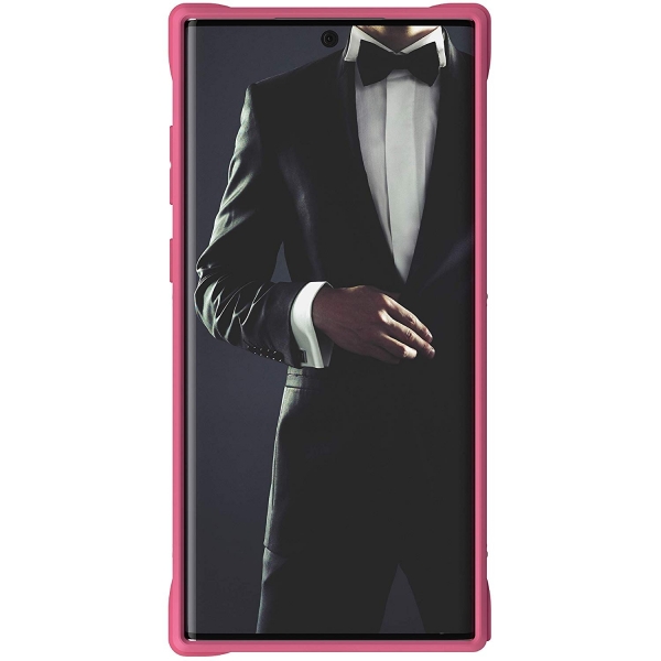 Ghostek Note 10 Plus Exec Manyetik Czdan Klf (MIL-STD-810G)-Pink