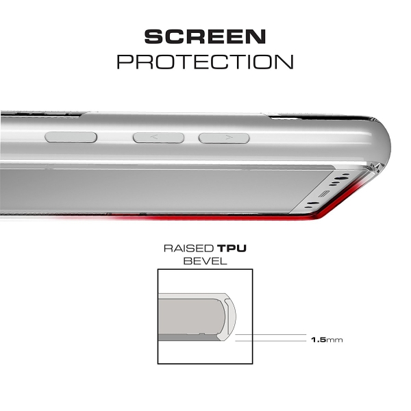 Ghostek Samsung Galaxy Note 8 Cloak 3 Serisi Klf (MIL-STD-810G)-Silver
