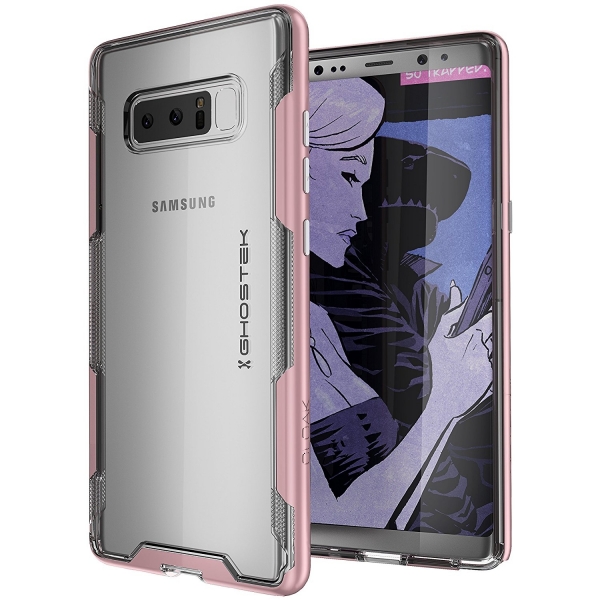 Ghostek Samsung Galaxy Note 8 Cloak 3 Serisi Klf (MIL-STD-810G)-Pink