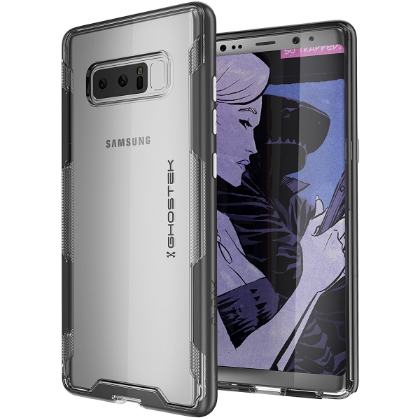 Ghostek Samsung Galaxy Note 8 Cloak 3 Serisi Klf (MIL-STD-810G)- Black
