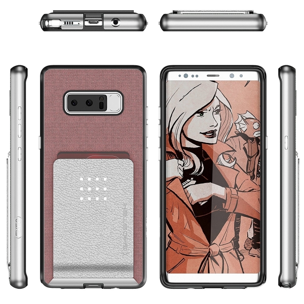 Ghostek Samsung Galaxy Note 8 Exec 2 Kartlkl Klf-Pink