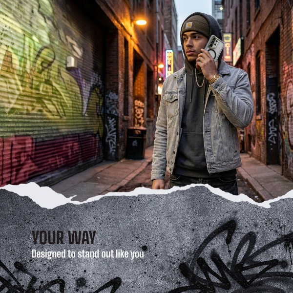 Ghostek Samsung Galaxy S26 Ultra Covert Clear K�l�f-Cool Gray