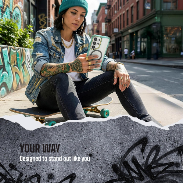 Ghostek Samsung Galaxy S26 Ultra Covert Clear K�l�f-Teal