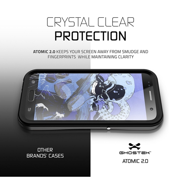 Ghostek Samsung Galaxy S7 Atomic 2 Serisi Su Geirmez Klf-Black