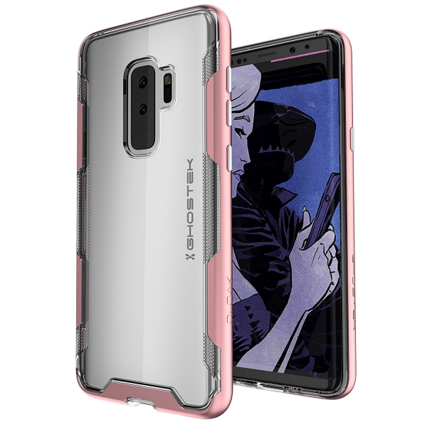 Ghostek Samsung Galaxy S9 Plus Cloak Bumper Klf (MIL-STD-810G)-Pink