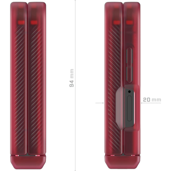 Ghostek Samsung Galaxy Z Flip 7 Covert Klf-Red