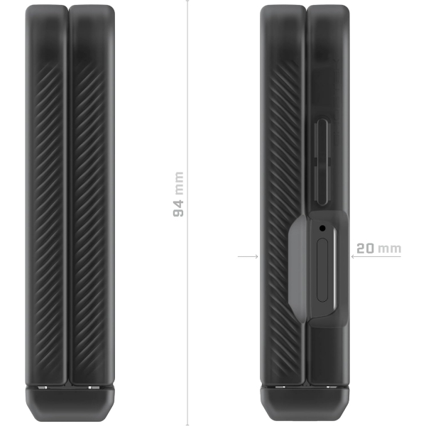 Ghostek Samsung Galaxy Z Flip 7 Covert Klf-Smoke Matte