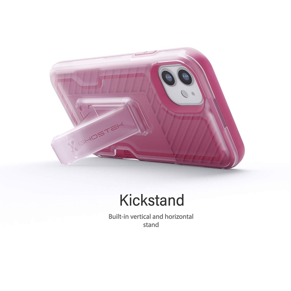 Ghostek iPhone 11 Iron Armor 3 Serisi Klf (MIL-STD-810G)-Pink