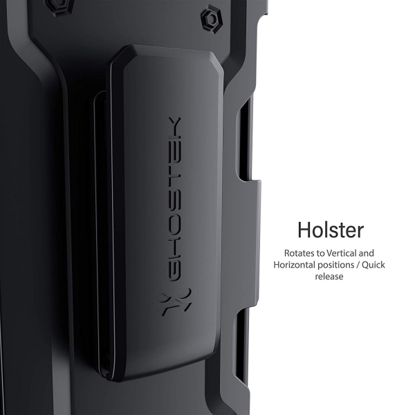 Ghostek iPhone 11 Pro Max Iron Armor 3 Serisi Klf (MIL-STD-810G)-Black