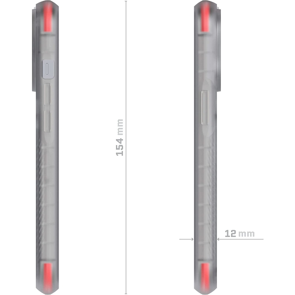 Ghostek iPhone 13 Covert Serisi Klf (MIL-STD-810G)-Clear Starlight