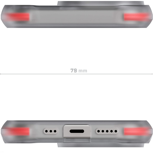 Ghostek iPhone 13 Covert Serisi Klf (MIL-STD-810G)-Clear Starlight