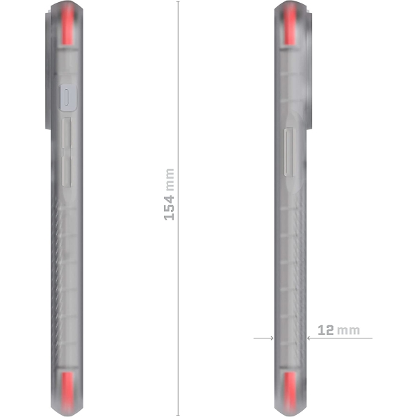 Ghostek iPhone 13 Mini Covert Serisi Klf (MIL-STD-810G)-Clear Starlight