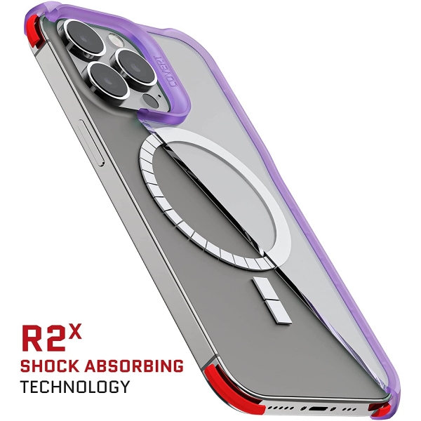 Ghostek iPhone 13 Mini Covert Serisi Klf (MIL-STD-810G)-Purple