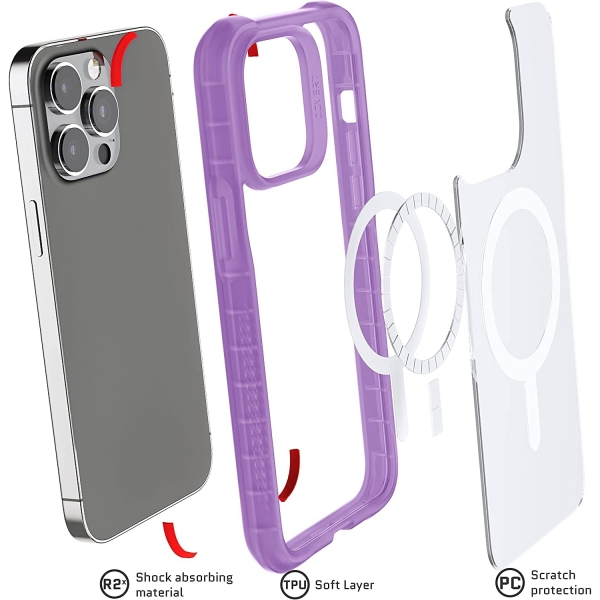 Ghostek iPhone 14 Covert Serisi Klf (MIL-STD-810G)-Teal