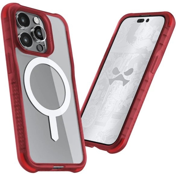 Ghostek iPhone 14 Pro Covert Serisi Klf (MIL-STD-810G)-Red