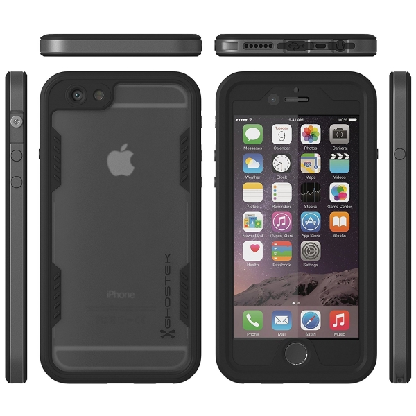 Ghostek iPhone 6 / 6S Atomic 2.0 Serisi Su Geirmez Klf-Space Grey