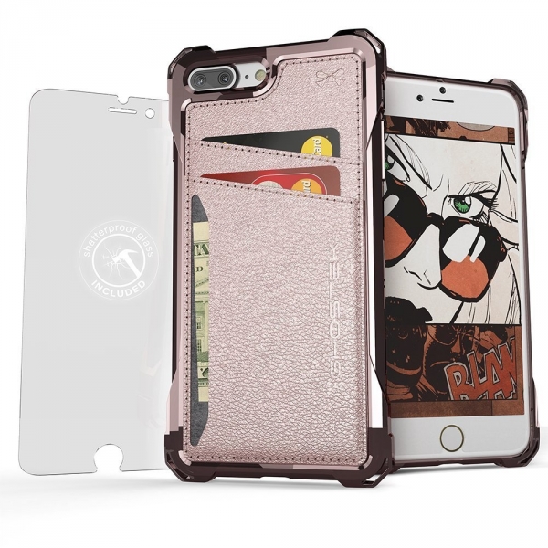 Ghostek iPhone 8 Plus Exec Serisi Kartlkl Klf-Pink