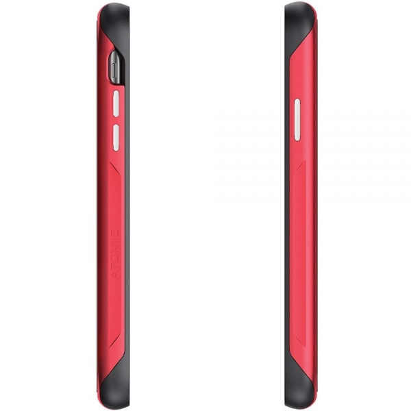 Ghostek iPhone XR Atomic Slim 2 Serisi Klf (MIL-STD-810G)-Red
