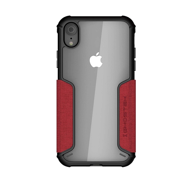 Ghostek iPhone XR Exec 3 Serisi Kartlkl Klf (MIL-STD-810G)-Red