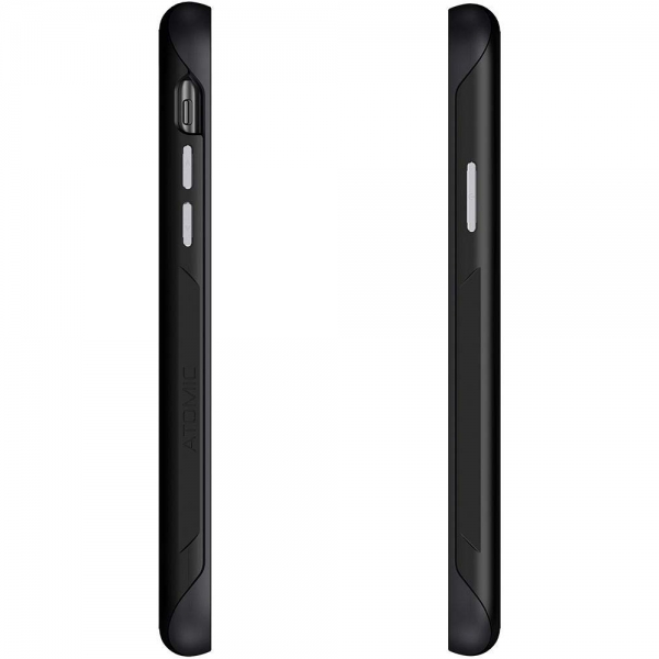 Ghostek iPhone XS Max Atomic Slim 2 Serisi Klf (MIL-STD-810G)-Black