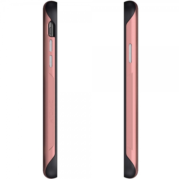 Ghostek iPhone XS Max Atomic Slim 2 Serisi Klf (MIL-STD-810G)-Pink