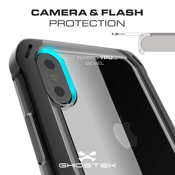 Ghostek iPhone XS Max Cloak 4 Serisi Klf (MIL-STD-810G)-Blue Yellow