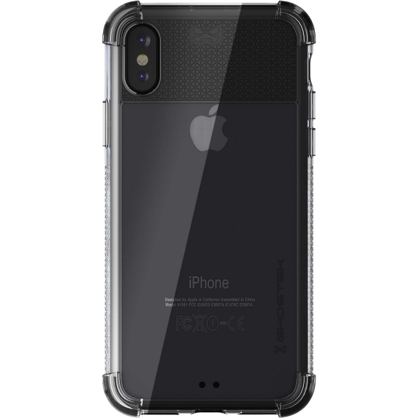 Ghostek iPhone X Covert 2 Seri Kablosuz arj Destekli Klf (MIL-STD-810G)-Black