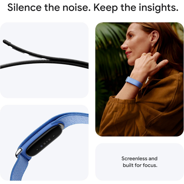 Fitbit Air Ekrans�z Aktivite Takip Cihaz�-Obsidian