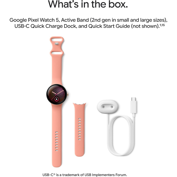 Google Pixel Watch 5 Ak�ll� Saat Wi-Fi (41 mm)-Canyon