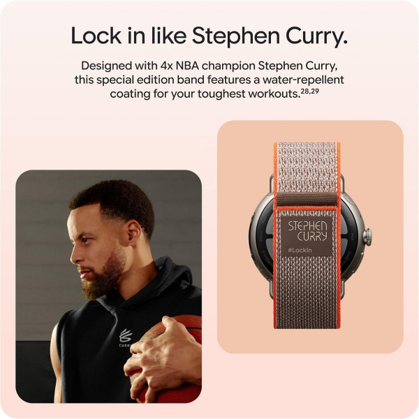 Google Pixel Watch 5 Stephen Curry Ak�ll� Saat (45 mm)