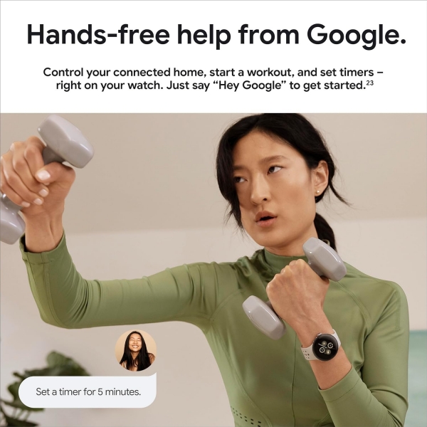Google Pixel Watch 2  Fitbit Akll Saat-Hazel
