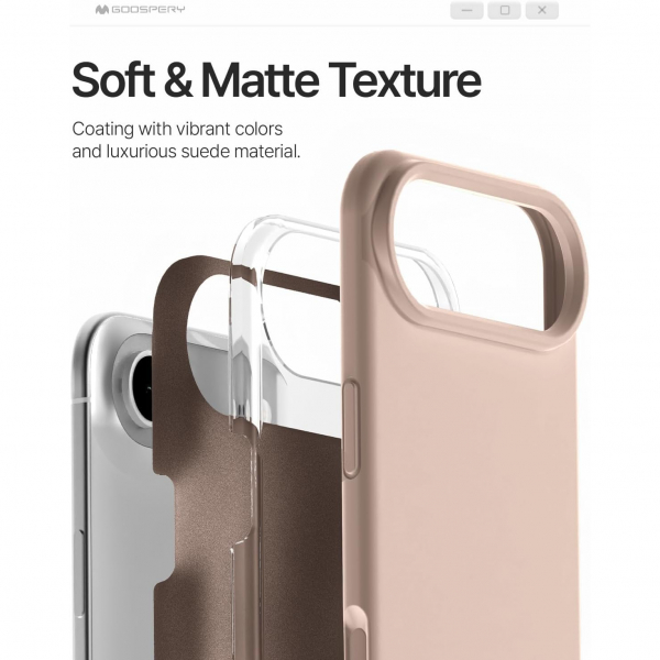Goospery Apple iPhone Air Liquid Klf-Pink 