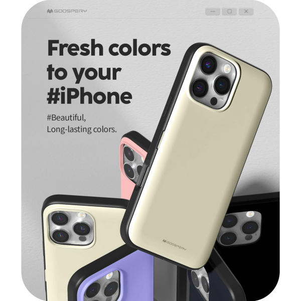 Goospery Apple iPhone 16 Pro Max Magnetic Door Klf -White