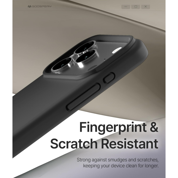 Goospery Apple iPhone 17 Pro Liquid Klf-Black