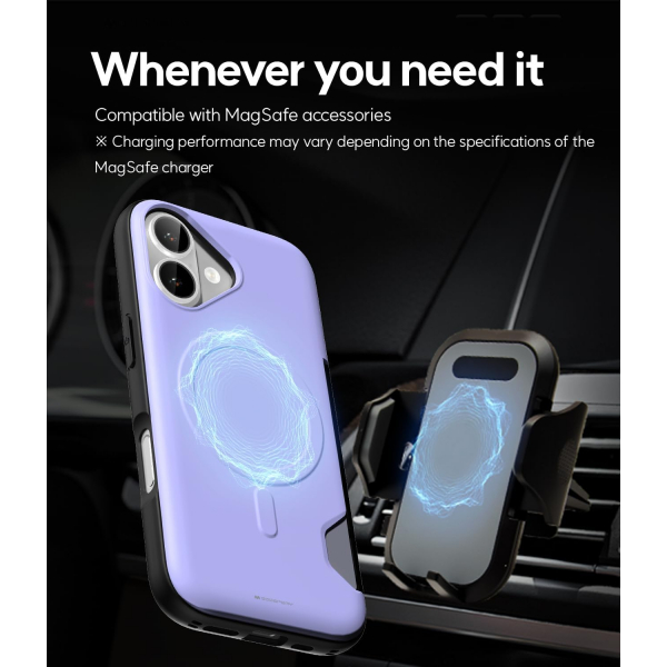 Goospery Apple iPhone 17 Magnetic Door Klf -Purple
