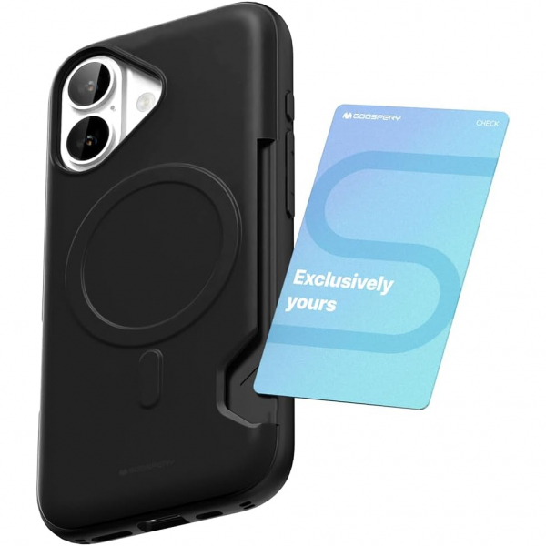 Goospery Apple iPhone 17 Magnetic Door Klf -Black