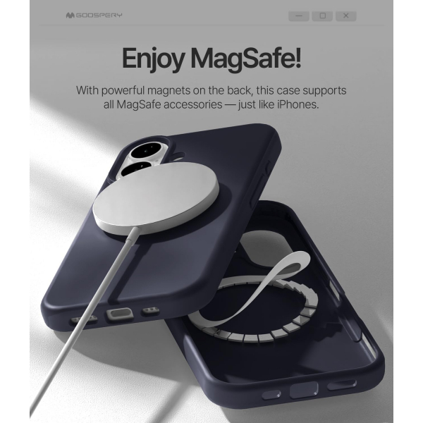 Goospery Apple iPhone 17 Liquid Klf-Navy