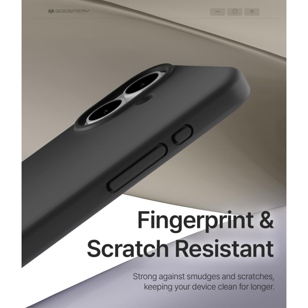 Goospery Apple iPhone 17 Liquid Klf-Black