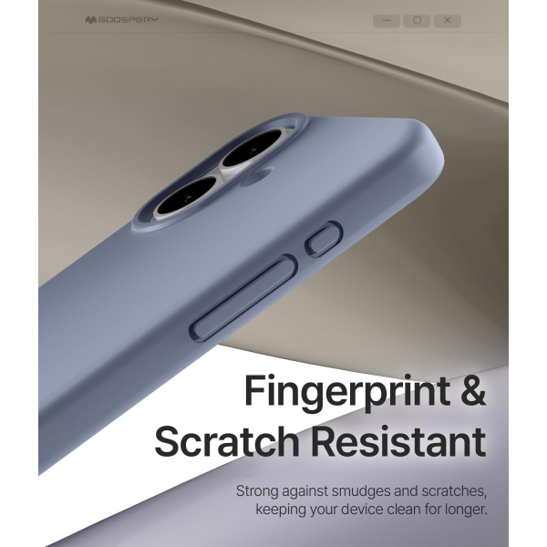 Goospery Apple iPhone 17 Liquid Klf-Lavender Gray