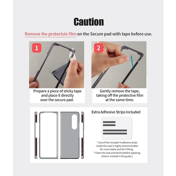 Goospery Galaxy Z Fold 3 Thin Klf-Clear